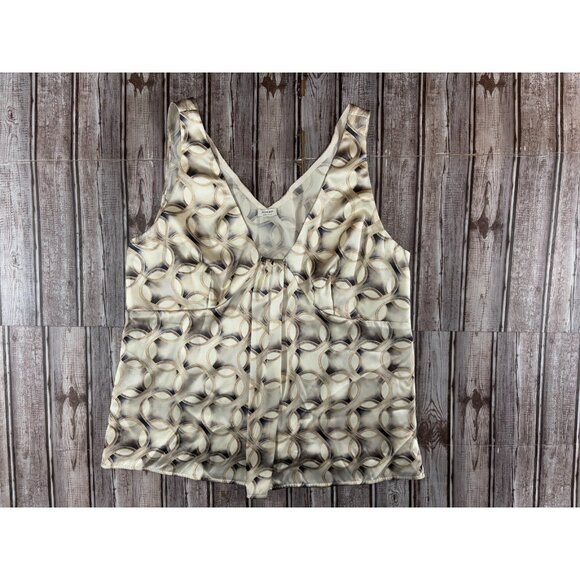 AGNONA 100% Silk sleeveless Top Tank blouse sz 50 US 14 NWOT Made in Italy $849 - Picture 1 of 6